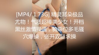 [MP4/ 1.73G] 精灵耳朵极品尤物！气质超棒美少女！开档黑丝激情操逼，骑乘位多毛骚穴爆操，张开双腿求操