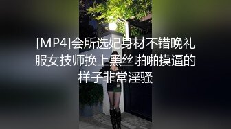 [MP4]会所选妃身材不错晚礼服女技师换上黑丝啪啪摸逼的样子非常淫骚