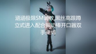 涵涵极限SM调教,黑丝高跟蹲立式进入配合振动棒开口器双手束缚