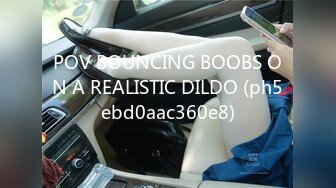 POV BOUNCING BOOBS ON A REALISTIC DILDO (ph5ebd0aac360e8)